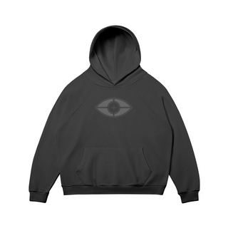 Incognito Embroidered Black Hoodie